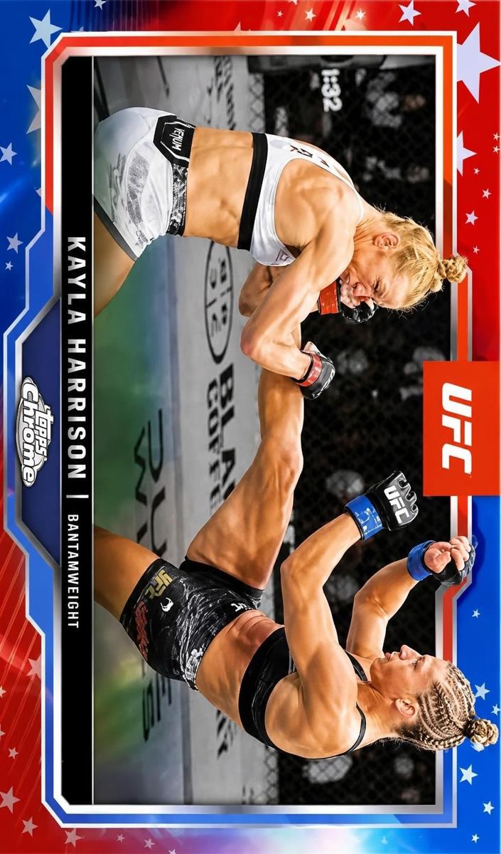 2025 Kayla Harrison [Red & Blue Refractor] #172