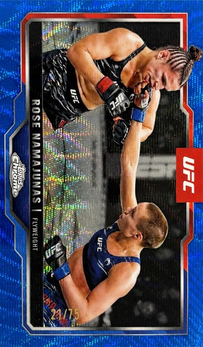 2025 Rose Namajunas [Blue Wave Refractor] #89