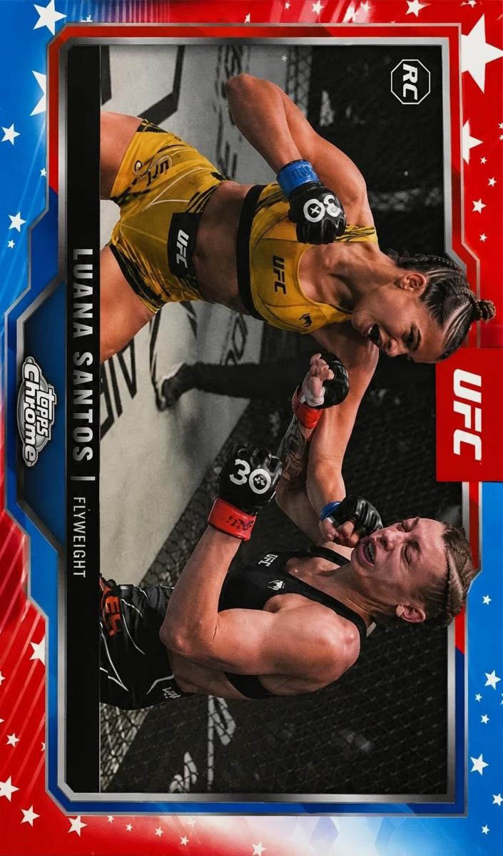 2025 Luana Santos [Red White Blue Refractor] #103