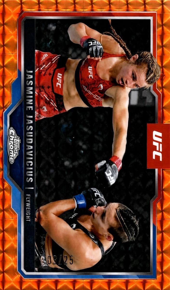 2025 Jasmine Jasudavicius [Orange Geometric Refractor] #93
