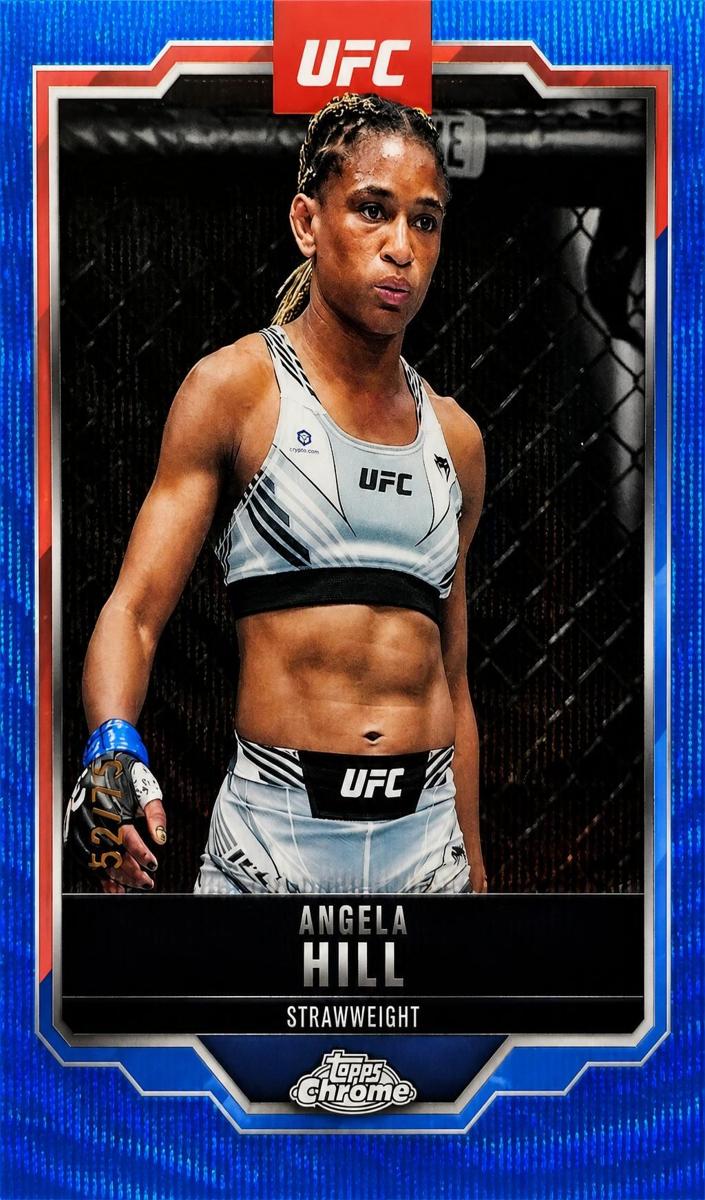 2025 Angela Hill [Blue Wave Refractor] #124