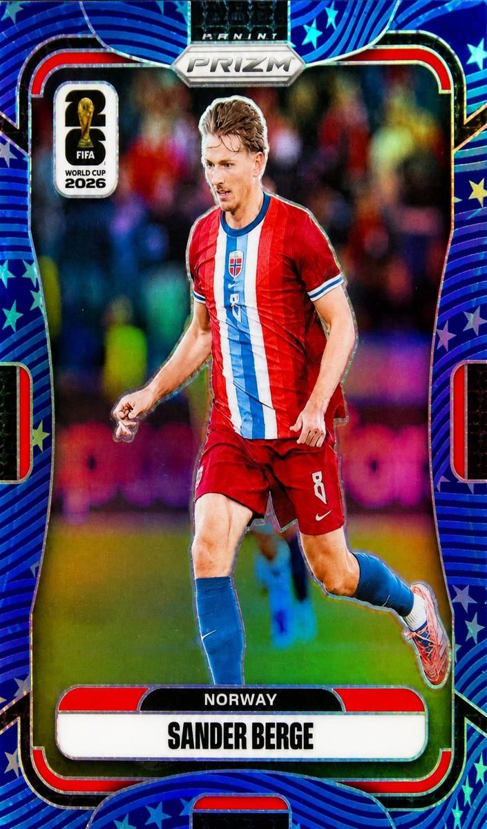 2026 Panini Prizm FIFA World Cup Sander Berge #328 card