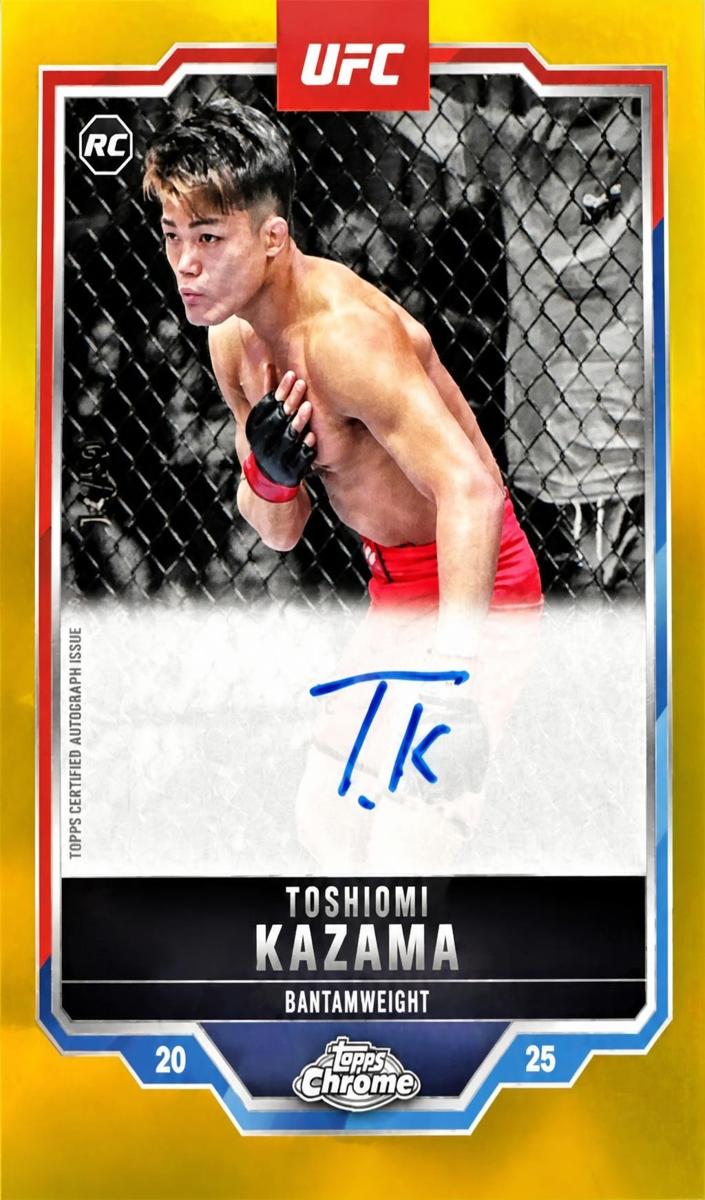 2025 Toshiomi Kazama [Gold Refractor] #CRA-TK