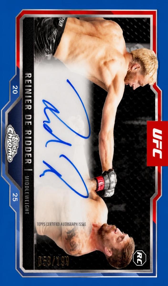 2025 Reinier de Ridder [Blue Refractor] #CRA-RR