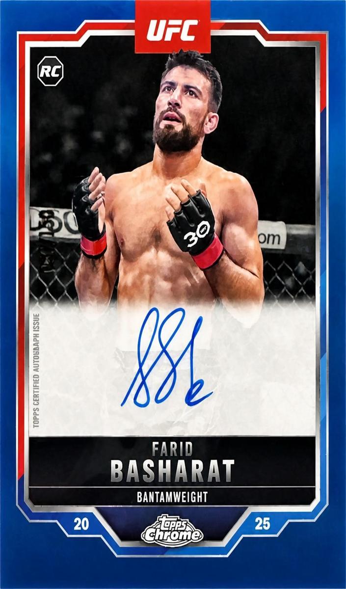 2025 Farid Basharat [Blue Refractor] #CRA-FB