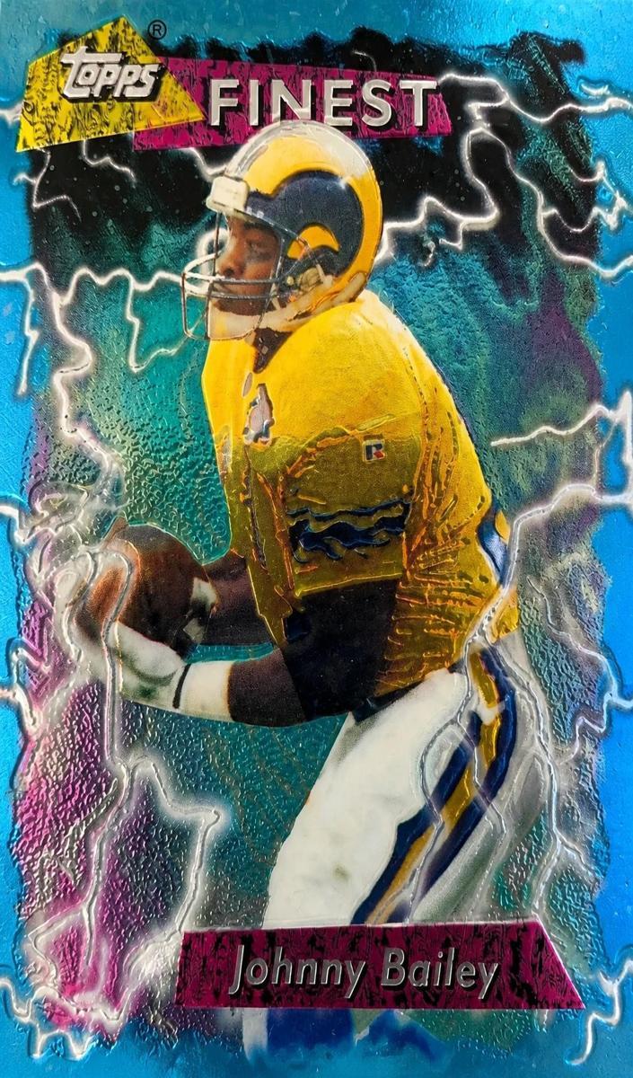 1995 Topps Finest Johnny Bailey #159 card