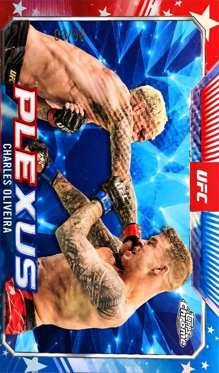 2025 Charles Oliveira [Red White Blue Refractor] #PLX-3