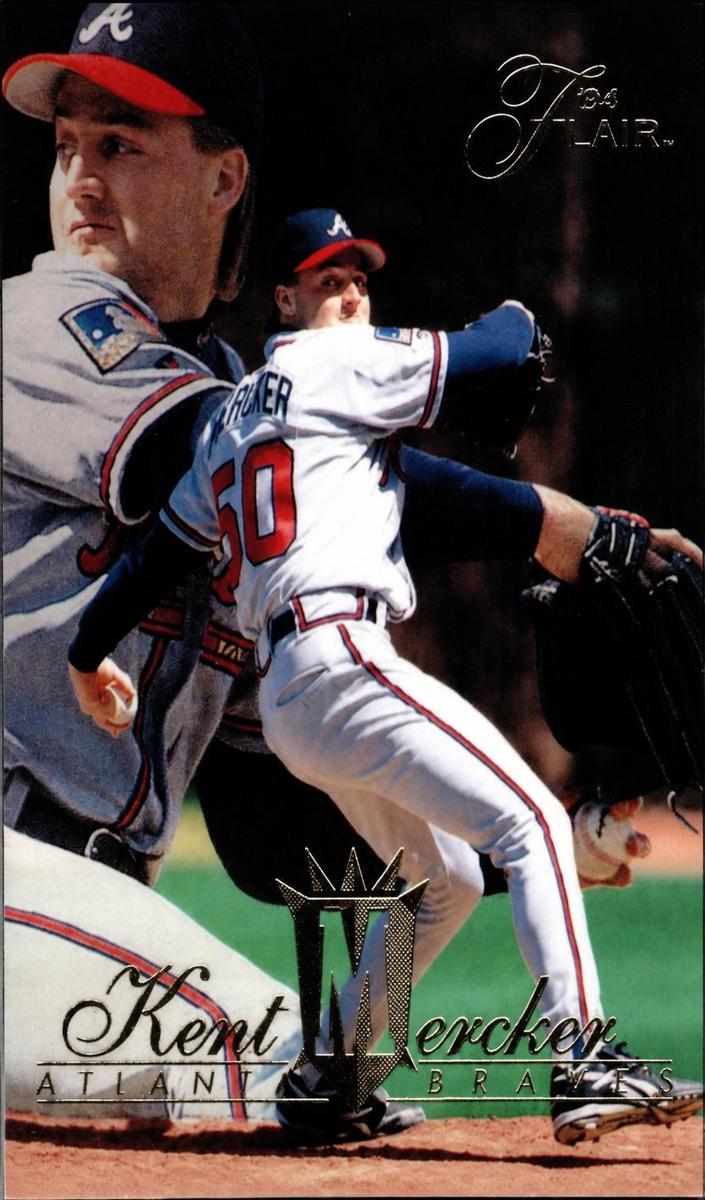 1994 Flair Kent Mercker #132 card