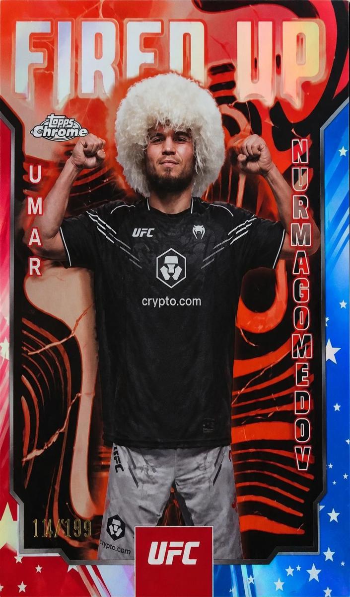 2025 Umar Nurmagomedov [Red White Blue Refractor] #FUP-16