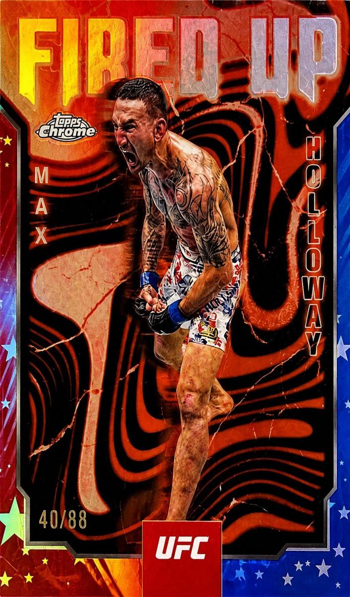 2025 Max Holloway [Blue Refractor] #FUP-24