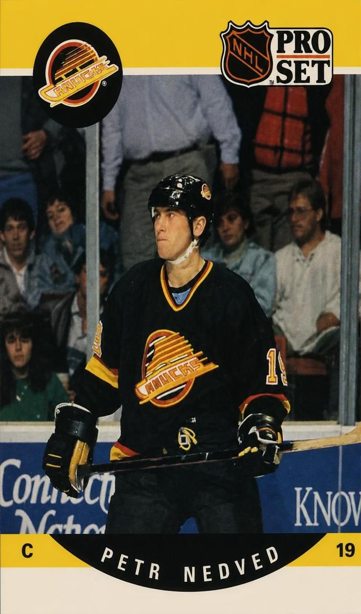 1990 Pro Set Petr Nedved #643 card