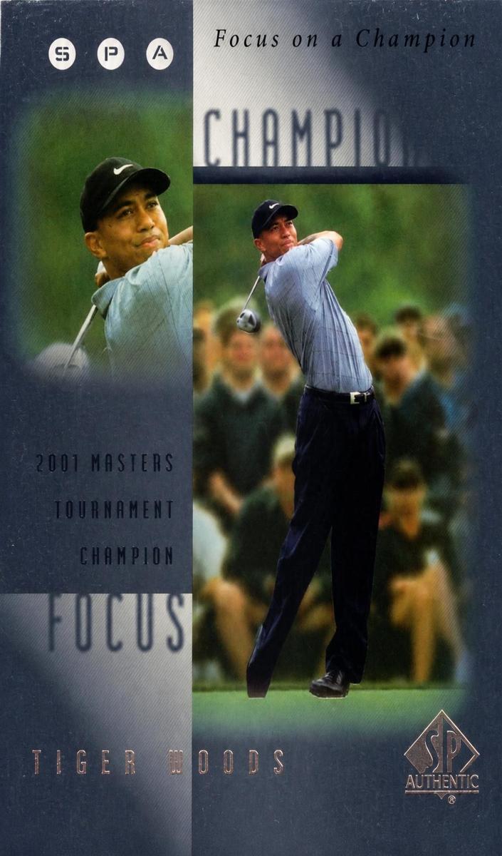 2001 SP Authentic Focus of a Champion Tiger Woods #FC6 card