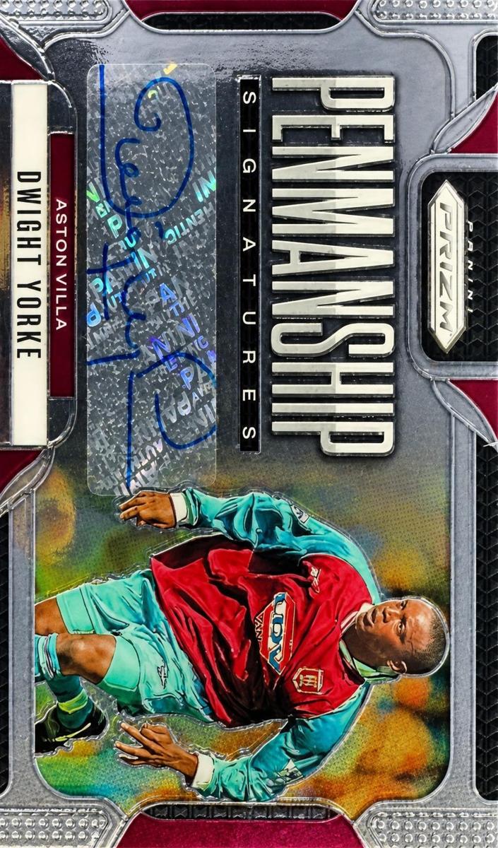 2024 Panini Prizm Premier League Dwight Yorke [Red Stars] #P-DY card