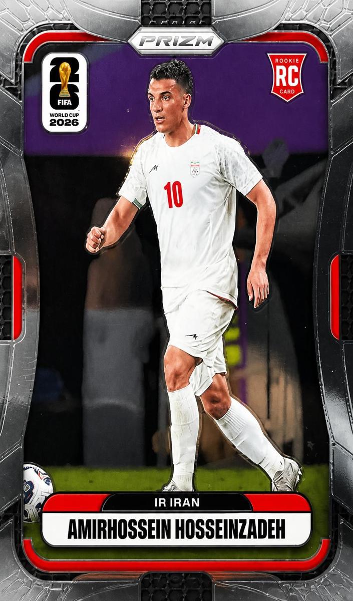 2026 Panini Prizm FIFA World Cup Amirhossein Hosseinzadeh #248 card