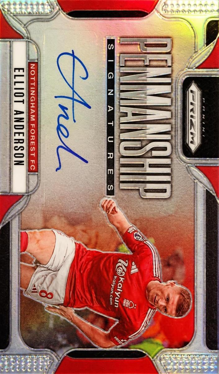 2024 Panini Prizm Premier League Elliot Anderson [Silver] #P-EA card