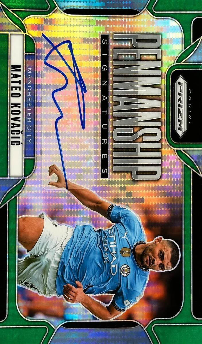 2024 Panini Prizm Premier League Mateo Kovacic [Green Pulsar] #P-MK card