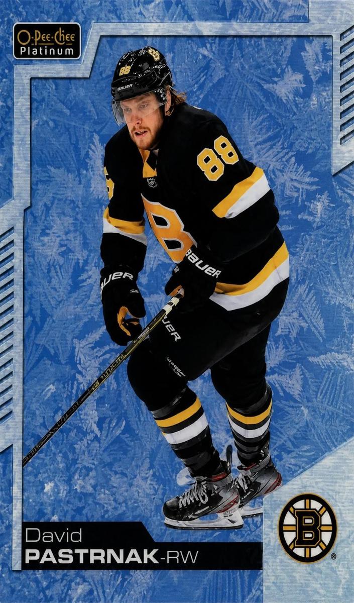 2020 O-Pee-Chee Platinum David Pastrnak #7 card
