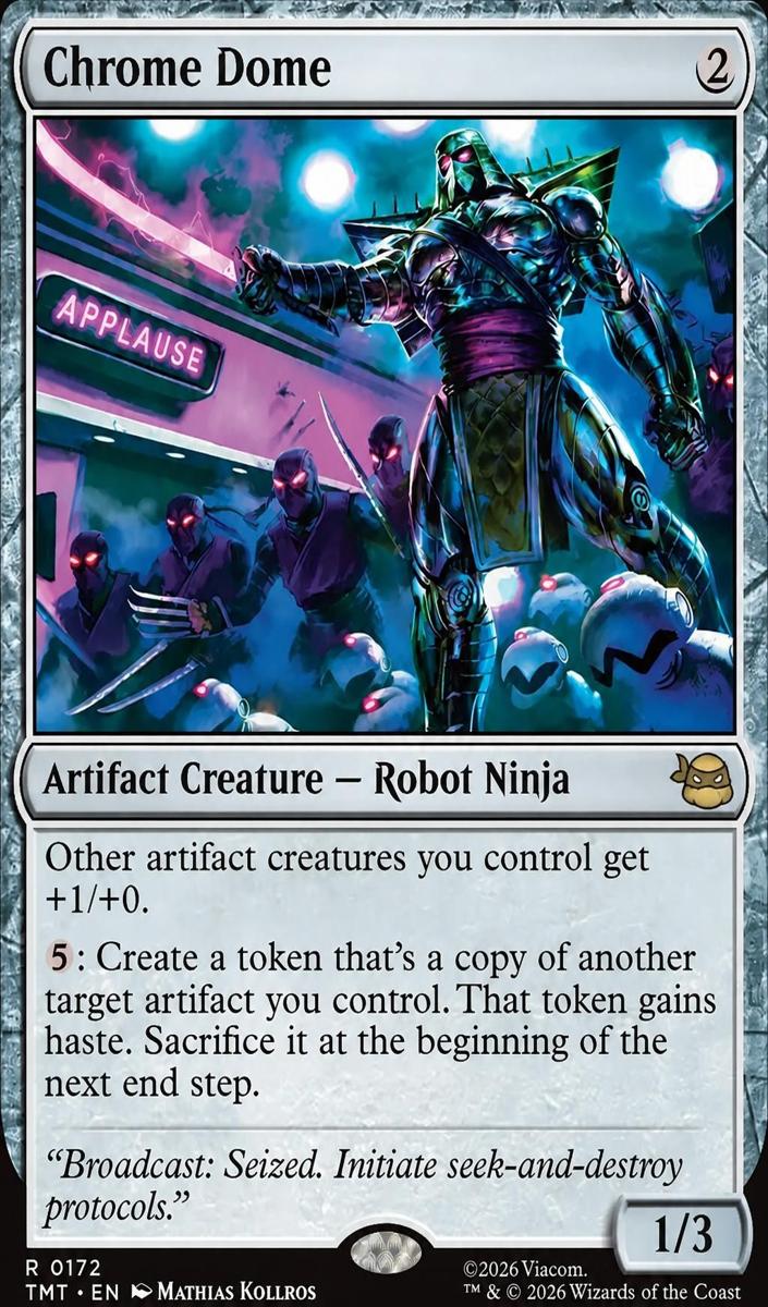 Chrome Dome - 2026 Magic The Gathering Teenage Mutant Ninja Turtles