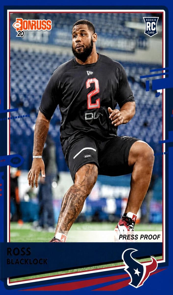 2020 Panini Donruss Ross Blacklock #283 card