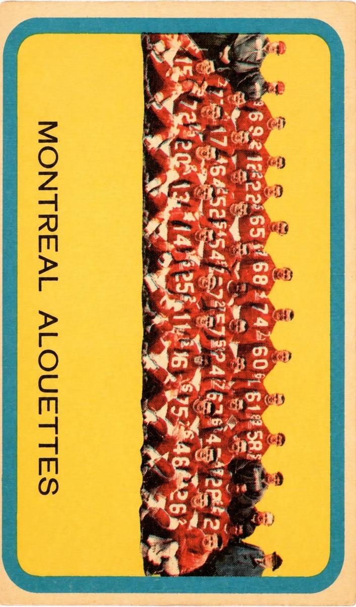 1963 Montreal Alouettes #49