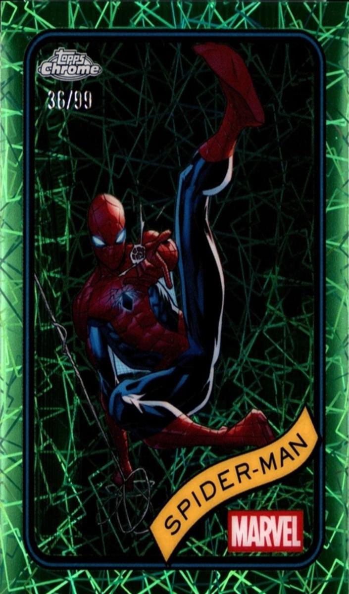 2025 Spider-Man [Hulk Green Lazer Refractor] #101