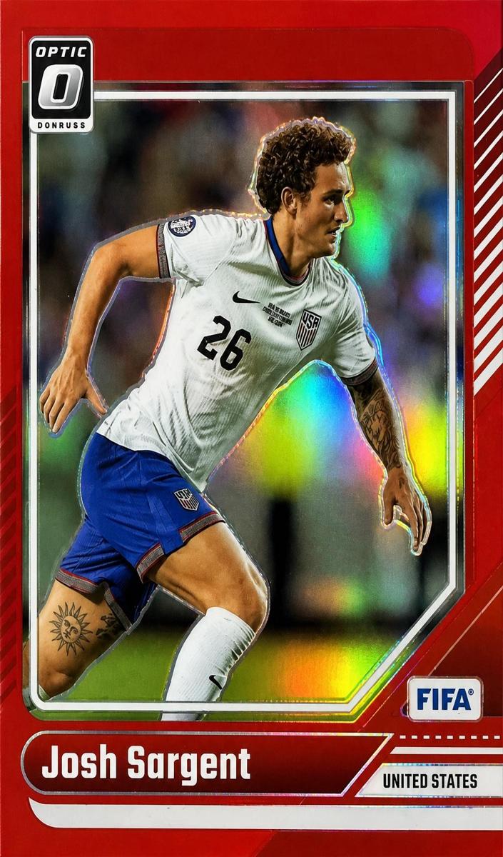 2024 Panini Donruss Josh Sargent [Red] #15 card