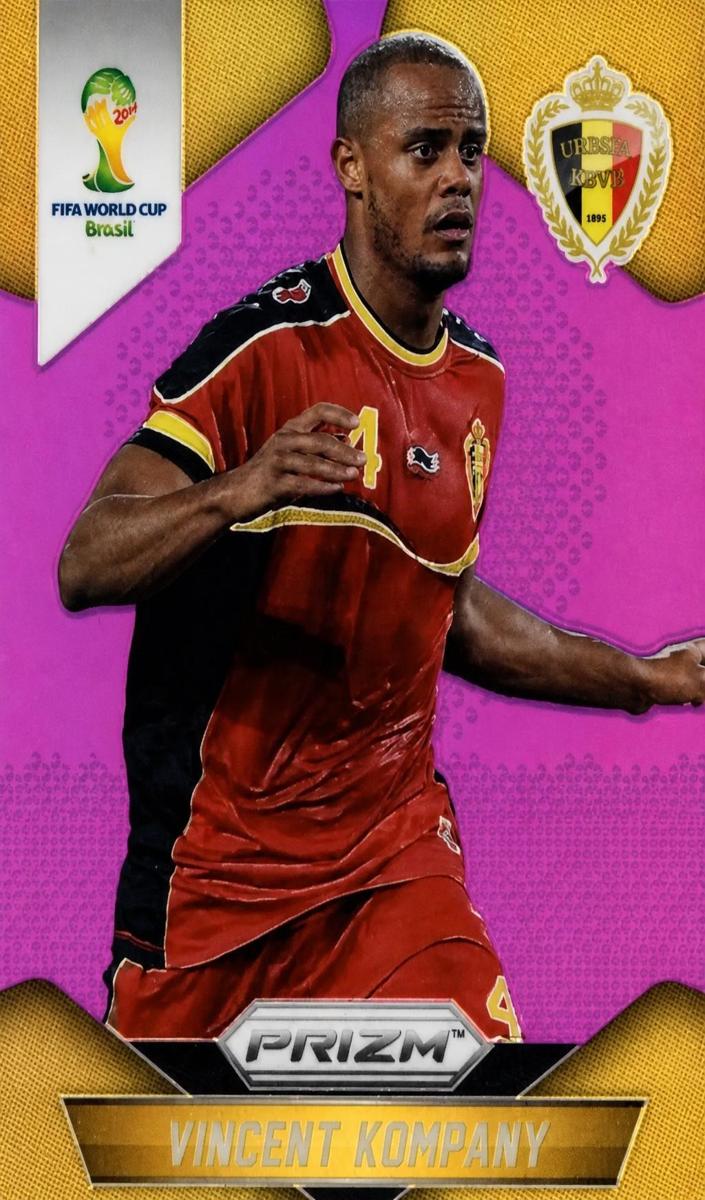 2014 Panini Prizm World Cup Vincent Kompany [Purple] #19 card