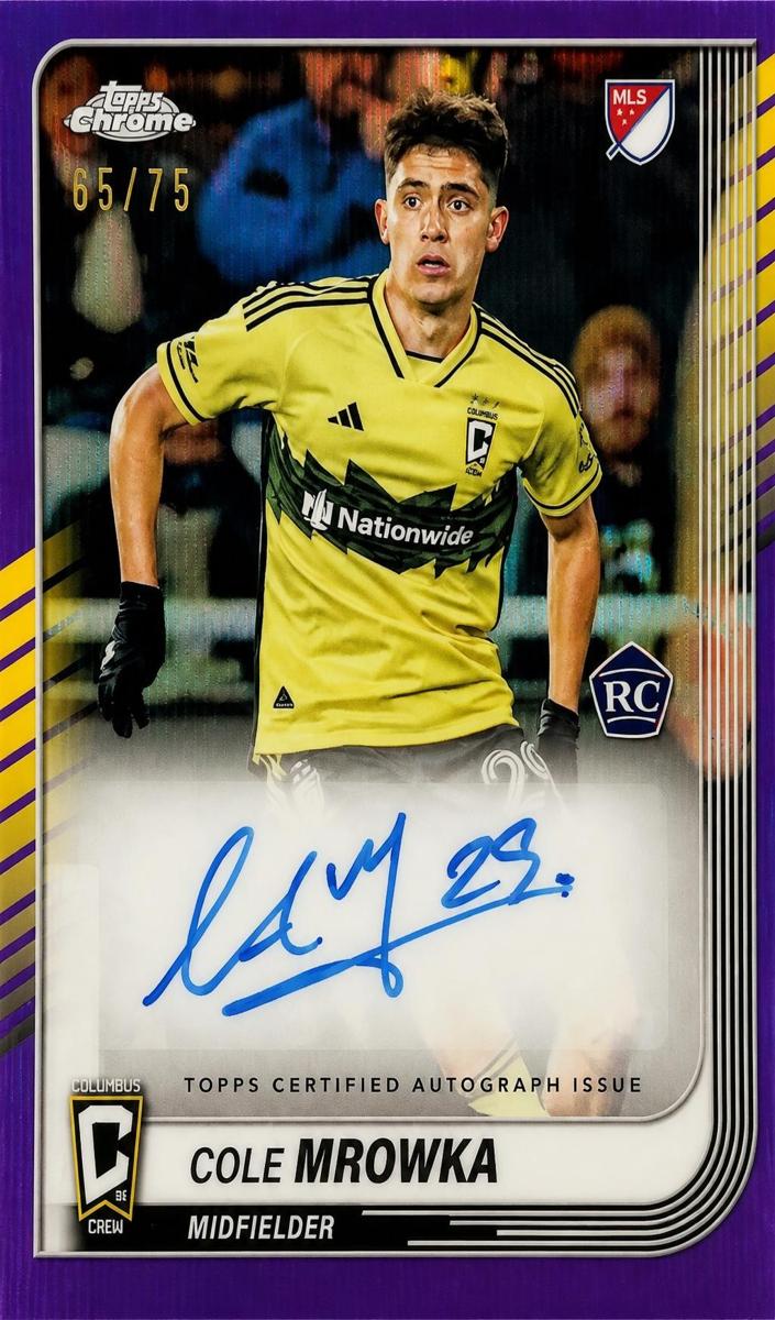 2025 Cole Mrowka [Purple Wave Refractor] #CA-CM