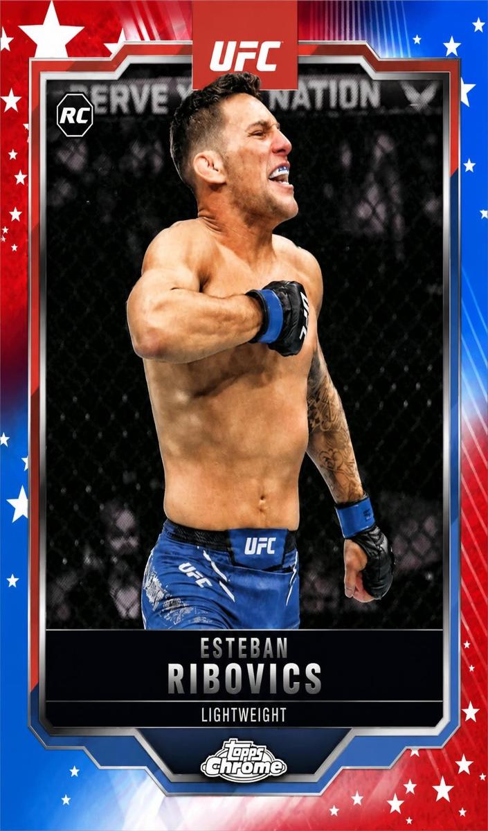 2025 Esteban Ribovics [Red & Blue Refractor] #75
