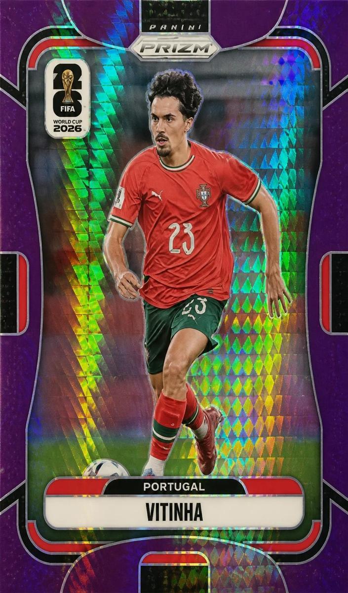 2026 Panini Prizm FIFA World Cup Vitinha [Purple Hyper] #352 card