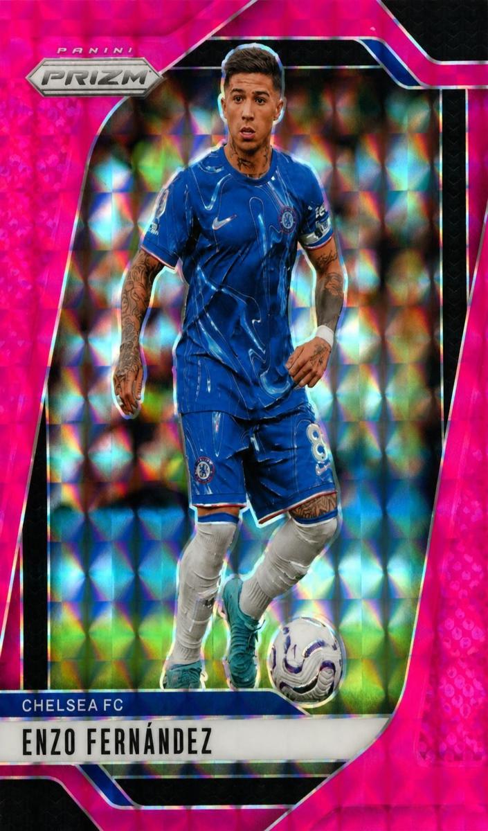 2024 Panini Prizm Premier League Enzo Fernandez [Blue Shimmer] #89 card