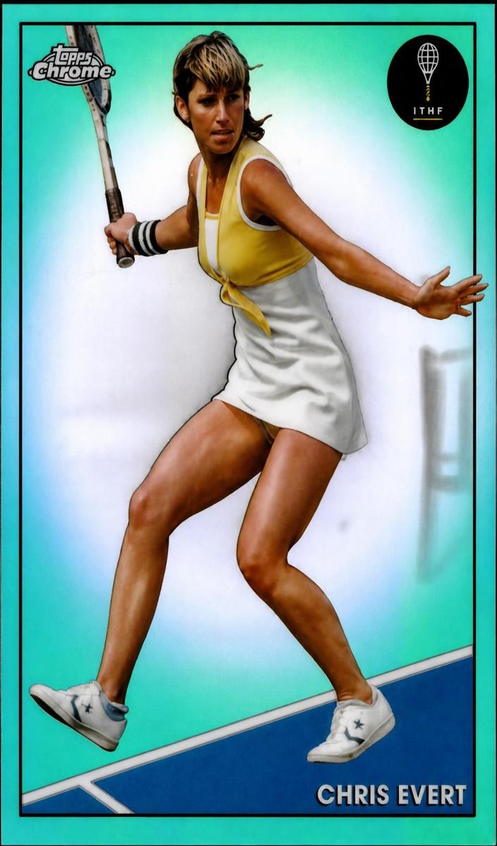 2021 Topps Chrome Chris Evert #99 card