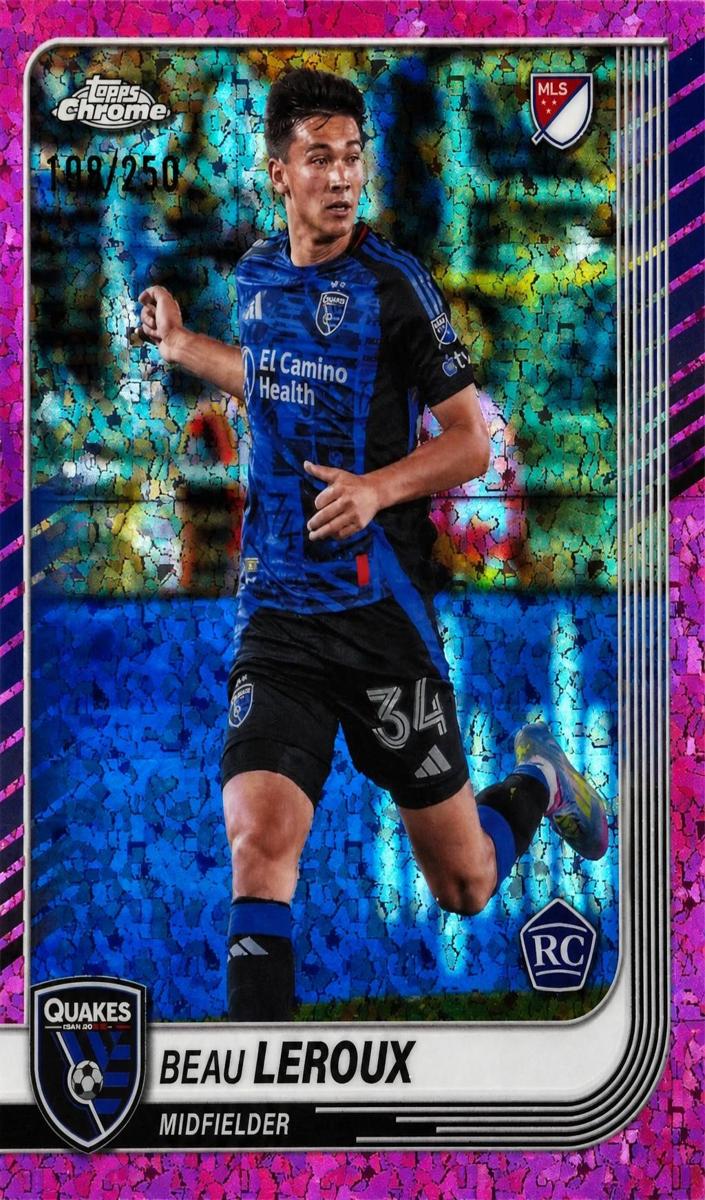 2025 Beau Leroux [Pink Mini-Diamonds Refractor] #120