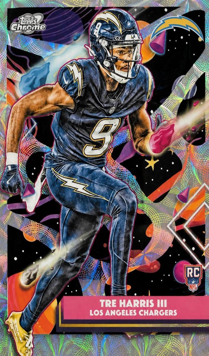 2025 Topps Cosmic Chrome Tre Harris III [Nucleus Refractor] #156 card
