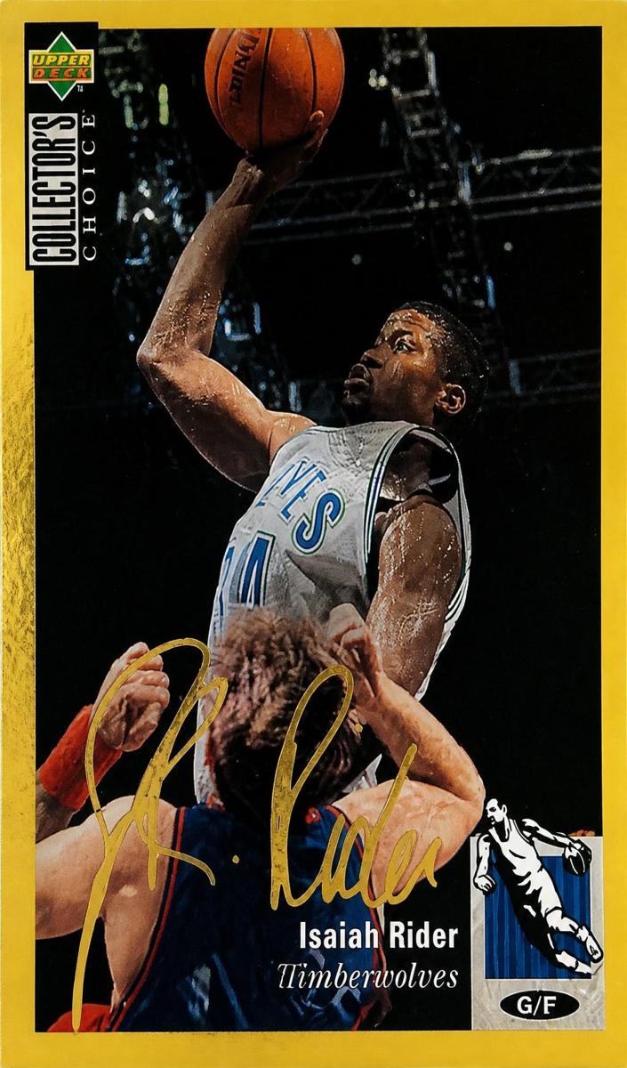 1994 Isaiah Rider [Gold Signature] #134