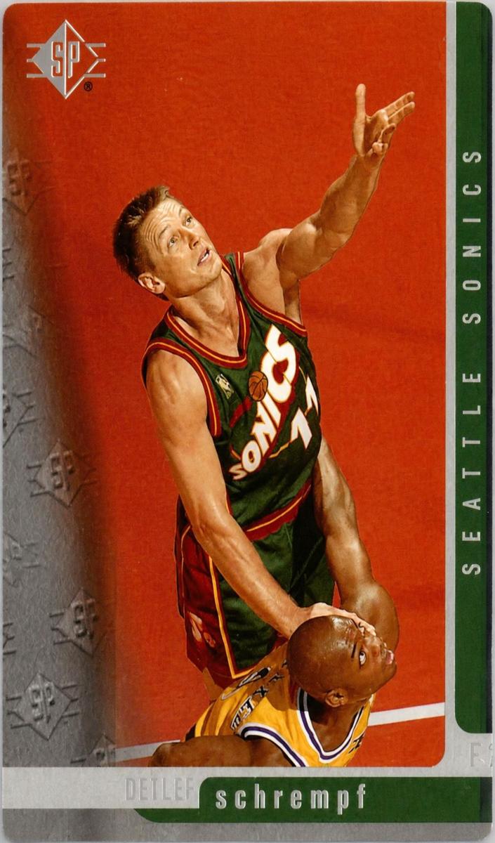 1996 Upper Deck SP Detlef Schrempf #108 card