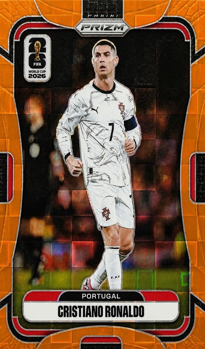 2026 Panini Prizm FIFA World Cup Cristiano Ronaldo [Orange Pandora] #367 card