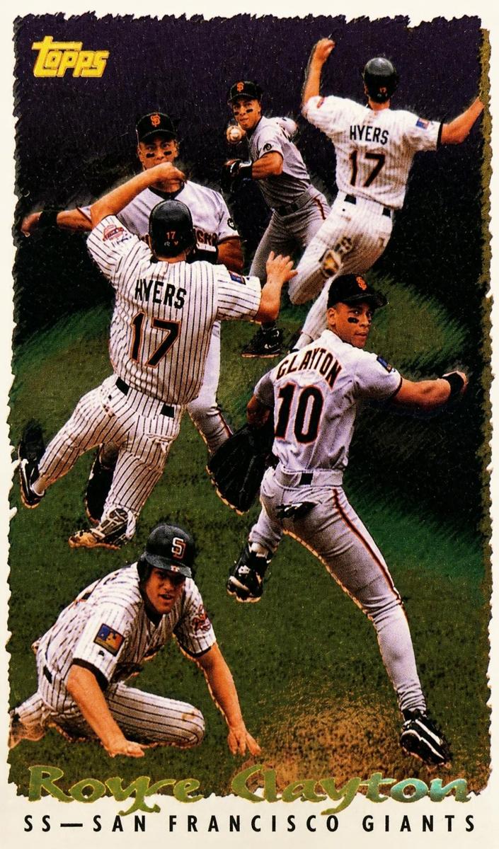 1995 Topps Royce Clayton #49 card
