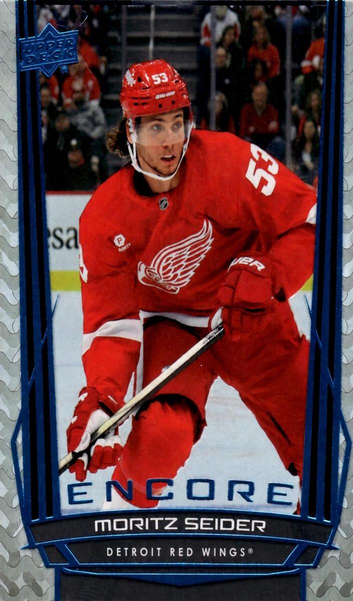 2025 Upper Deck Moritz Seider [Blue] #E-96 card