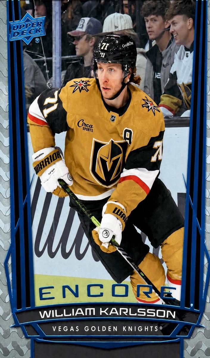 2025 Upper Deck William Karlsson [Blue] #E-79 card