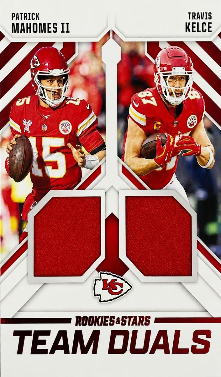 2025 Panini Rookies & Stars Patrick Mahomes II / Travis Kelce #TD-KC card