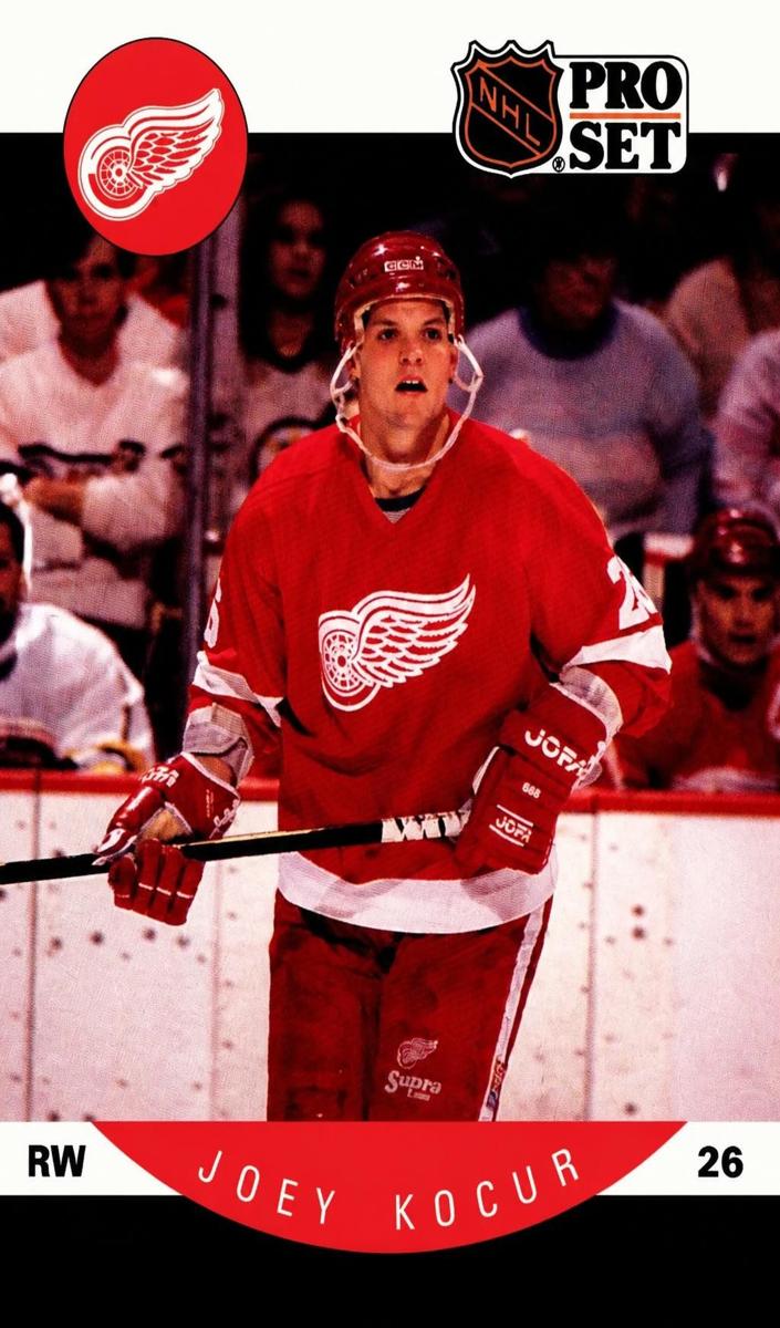 1990 Pro Set Joey Kocur #73 card