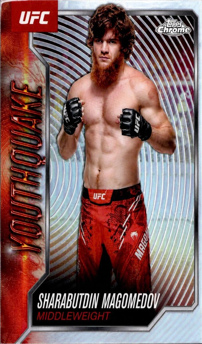 2025 Topps Chrome UFC YouthQuake Sharabutdin Magomedov #YTQ-4 card