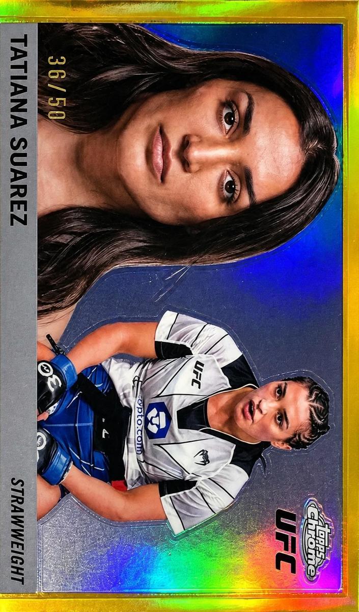 2025 Tatiana Suarez [Geometric Black Refractor] #55T-3