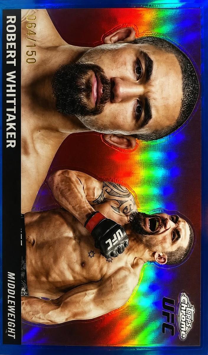 2025 Topps Chrome Robert Whittaker [Blue Refractor] #55T-10 card