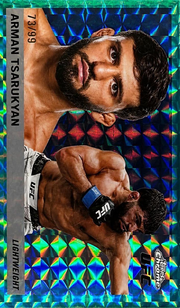 2025 Arman Tsarukyan [Geometric Aqua Refractor] #55T-12