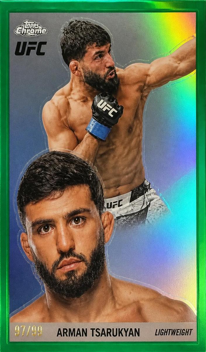2025 Arman Tsarukyan [Green Refractor] #55T-12