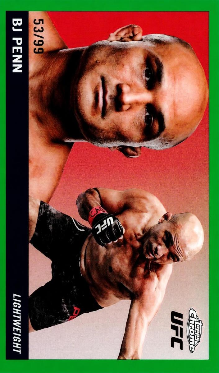 2025 BJ Penn [Green Refractor] #55T-4