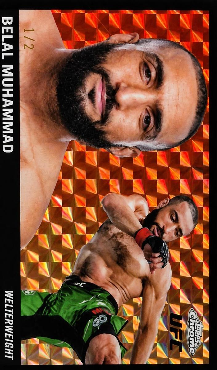 2025 Belal Muhammad [Geometric Black Refractor] #55T-18