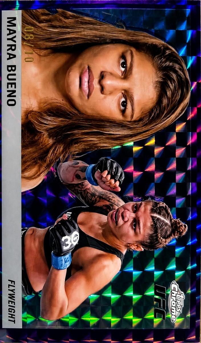 2025 Mayra Bueno [Geometric Purple Refractor] #55T-6